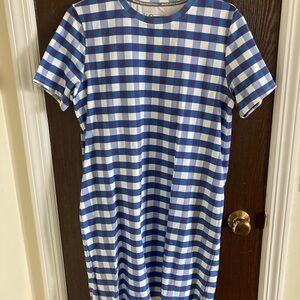 AMPERSAND AVE Blue Gingham Dress